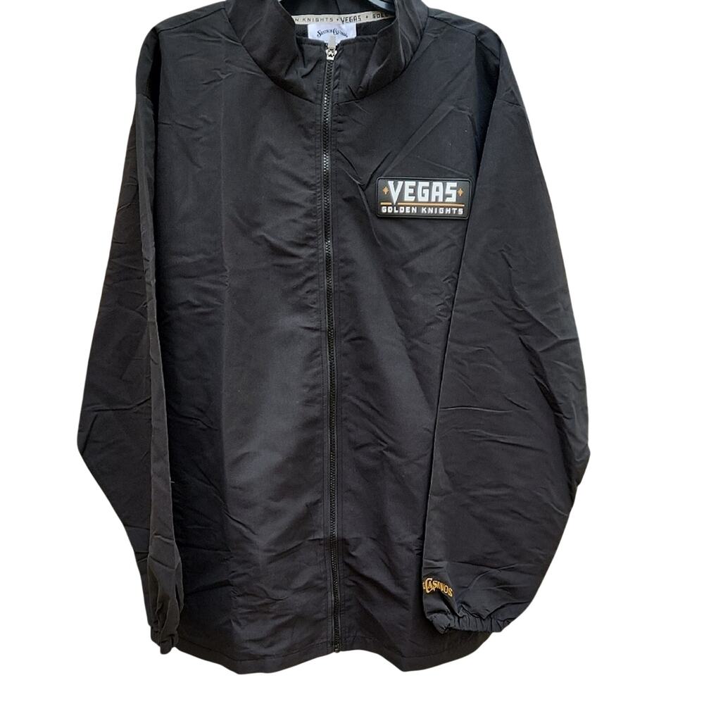 Men's 2XL Vegas Golden Knights Black Windbreaker Jacket